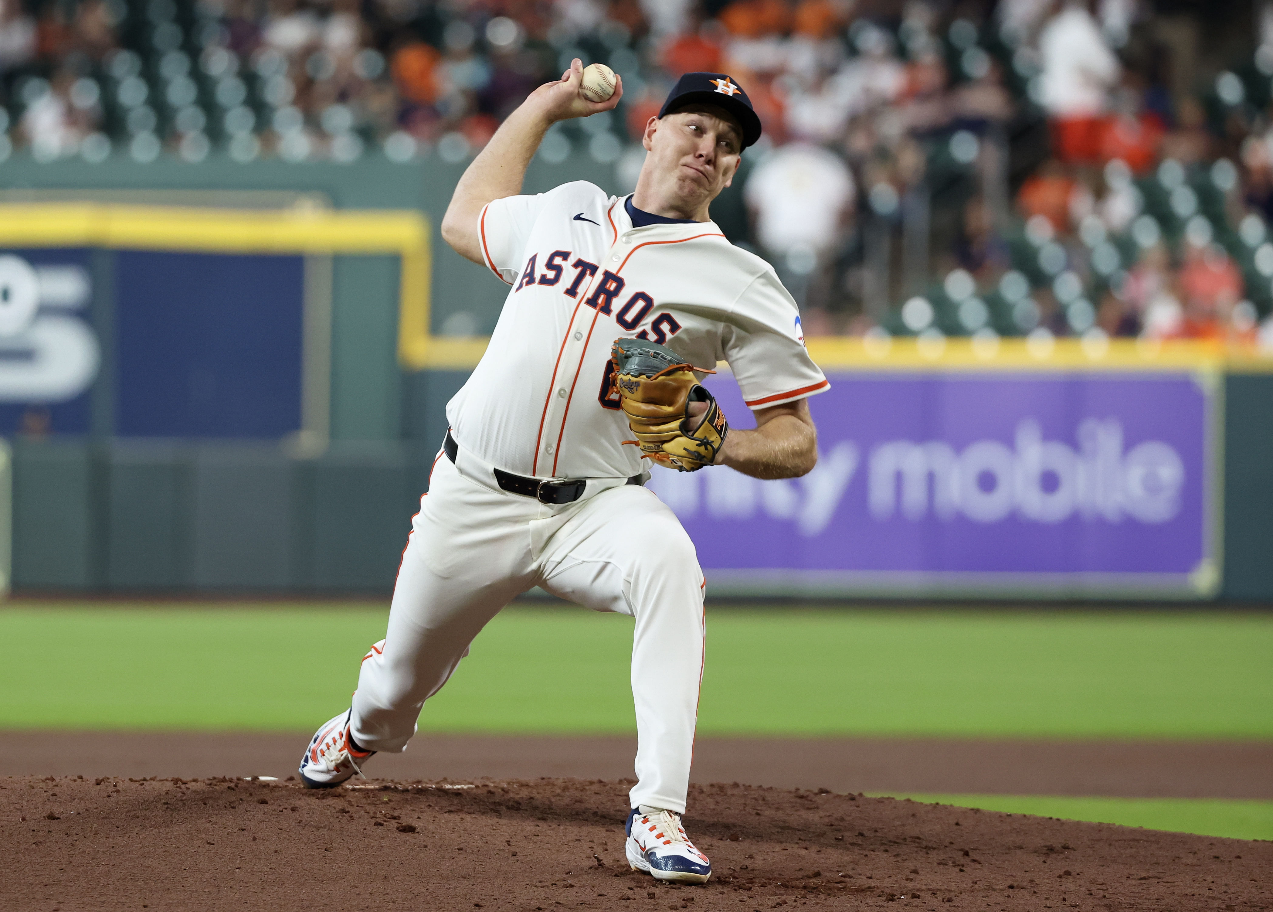 Houston Astros ace Hunter Brown could hit over 6.5 Ks today (Credits: IMAGN)